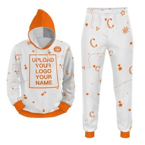 Men's hooded sweatshirt without headscarf