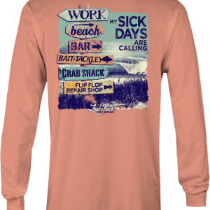 Beach Signs Long Sleeve T-Shirt