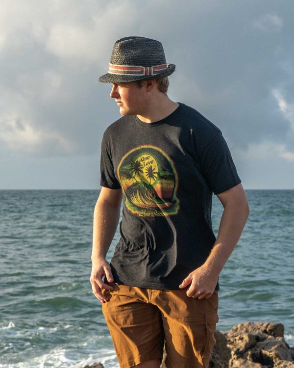 One Love Wave Palms T-Shirt - Image 2